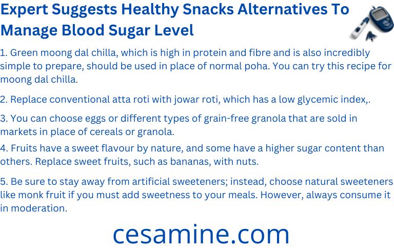 Expert Suggests Healthy Snacks Alternatives To Manage Blood Sugar Level